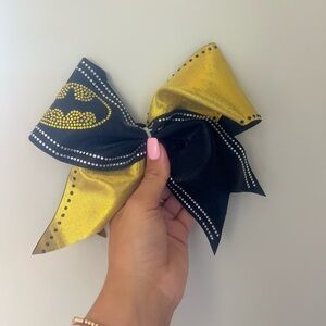 Batman cheer bow